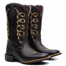 Bota Texana Masculina "Arame Dourado" - Esporatto