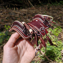 Arreio Banana Miniatura Completo – 100% Artesanal em Couro Legítimo