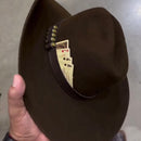 Chapéu Pralana Country + Adesivos Marrom