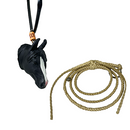 Enfeite De Retrovisor Country Formato De Cavalo Quarto de Milha + Mini Laço