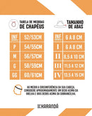 CHAPÉU C I DUPLO AMERICANO TRADIÇÃO ABA G (MOLDADO)